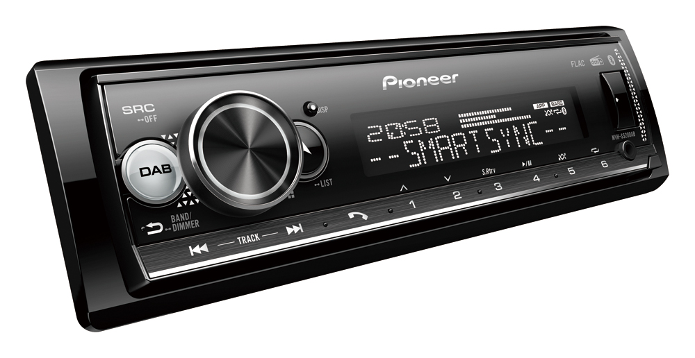 Pioneer MVH-S520DAB USB, Bluetooth, DAB+, meniteľné podsvietenie 