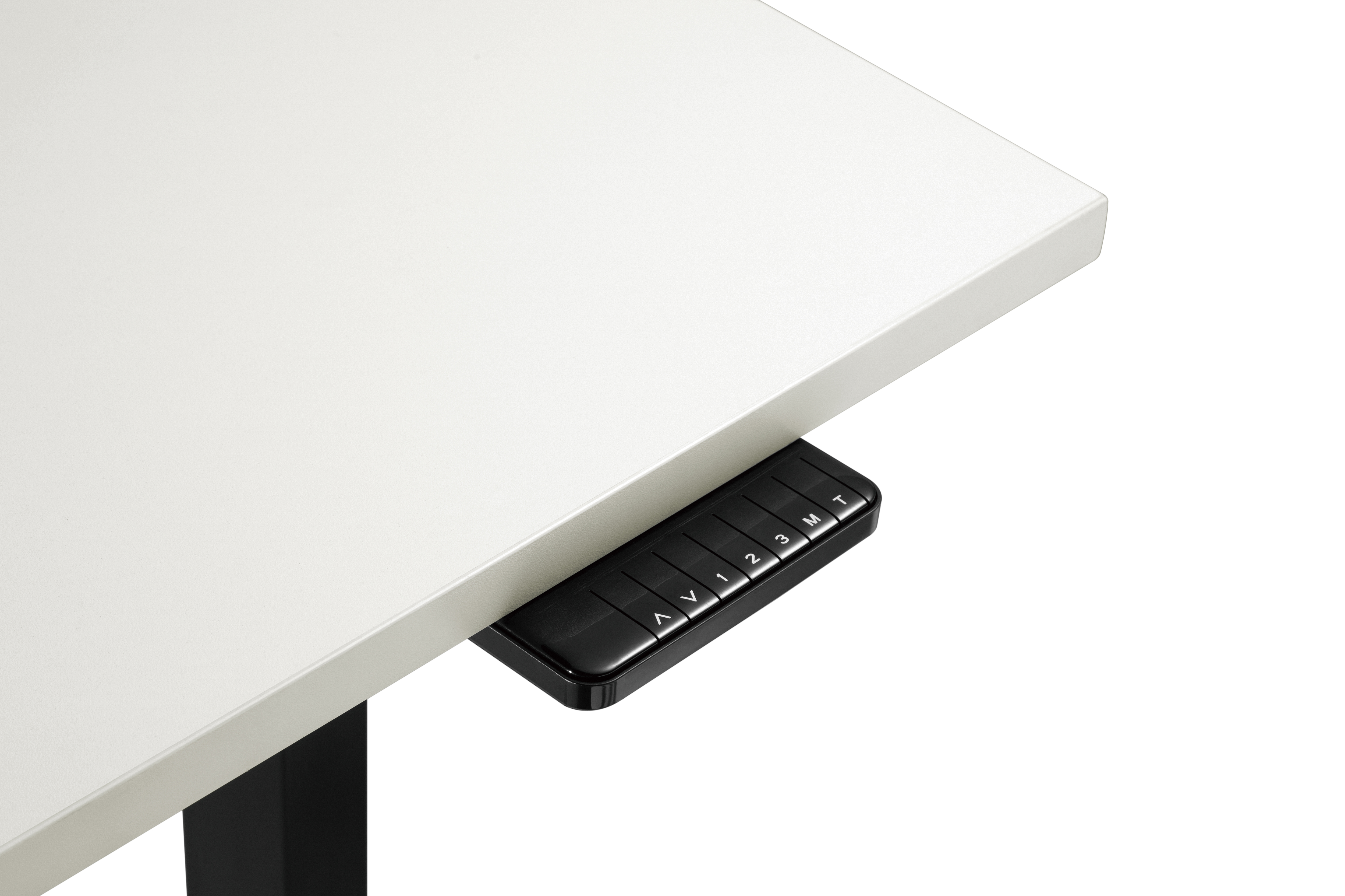 Stolová doska BR168BL, 1600 x 800 x 25 mm biela pre výškovo nastaviteľné podnože Brateck 