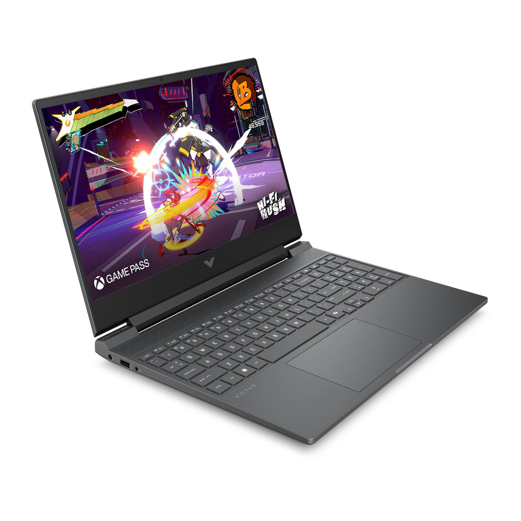 HP Victus/ 15-fa2002ncx/ i5-13450HX/ 15, 6"/ FHD/ 16GB/ 512GB/ RTX 3050/ W11H/ Silver/ 3R 