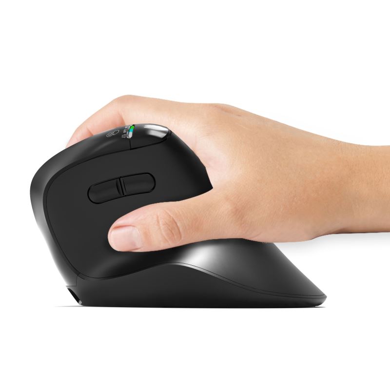 PORT CONNECT ERGO AUDITOR/ Vertikálna/ Optická/ Pre pravákov/ 4 800 DPI/ USB+BT/ Čierna 