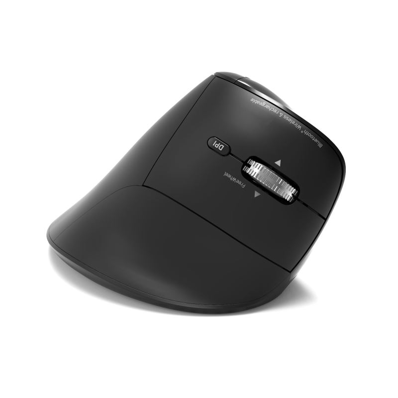 PORT CONNECT ERGO AUDITOR/ Vertikálna/ Optická/ Pre pravákov/ 4 800 DPI/ USB+BT/ Čierna 