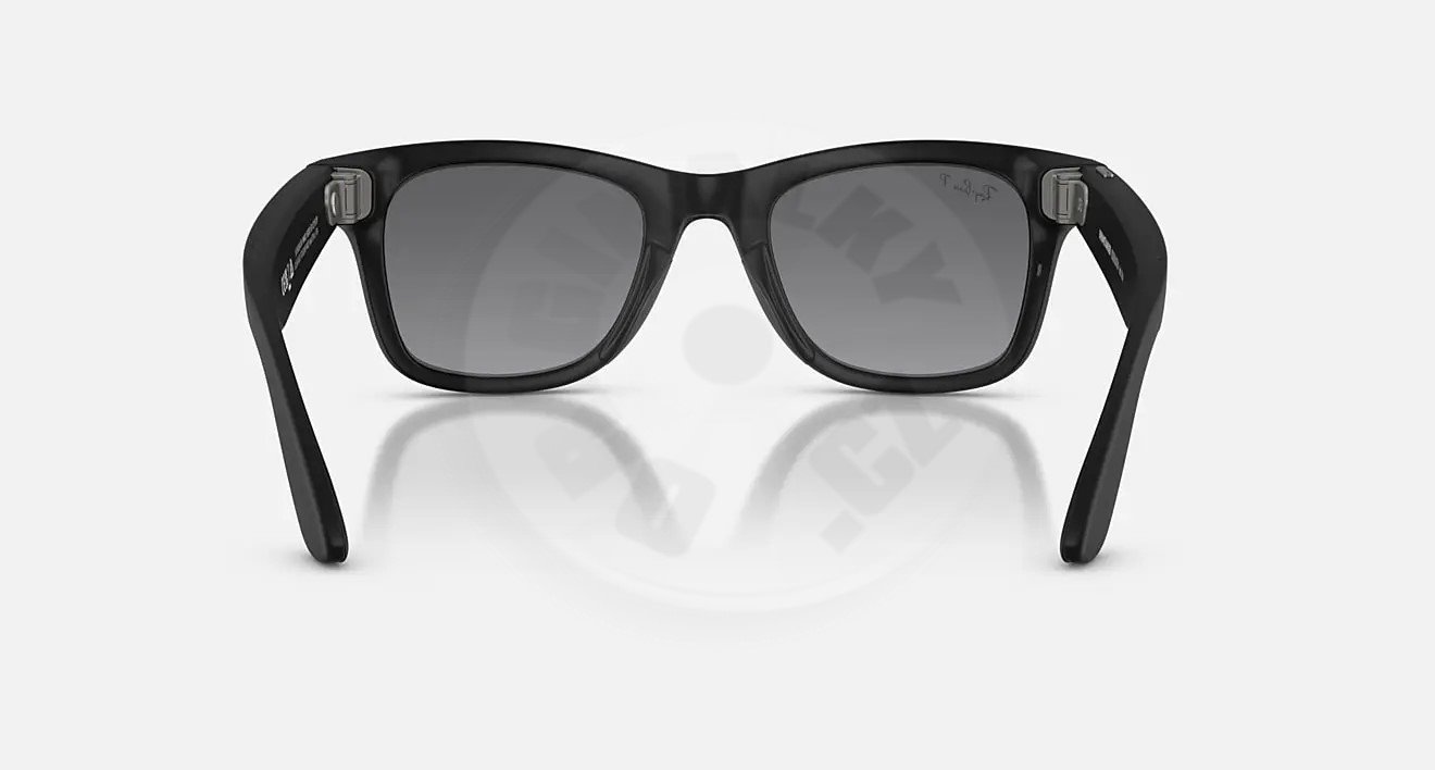 Meta Ray-Ban Gen2 Wayfarer, Matte Black, Grey Polarized Gradient 