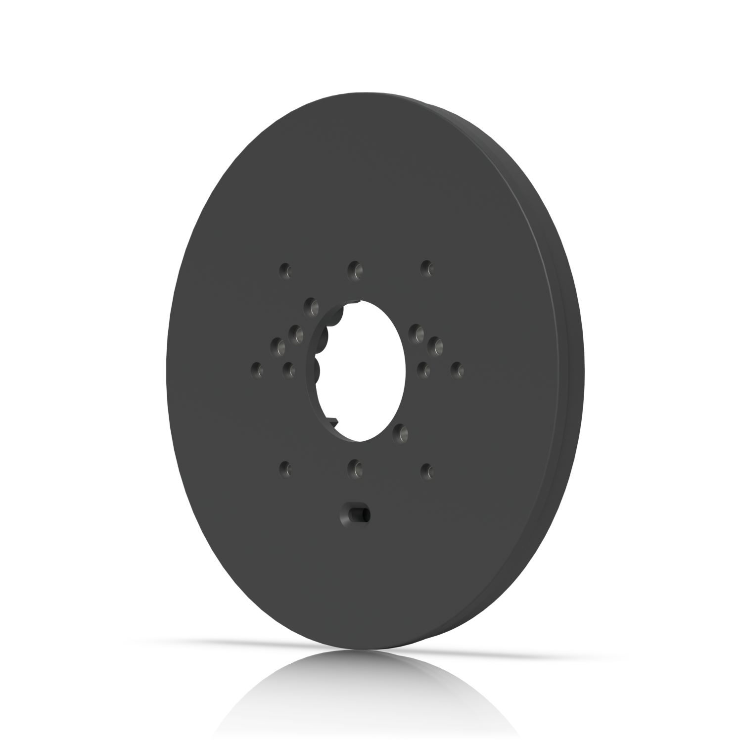 Ubiquiti UACC-GB-Plate-B - Gang Box Mounting Plate, čierna 