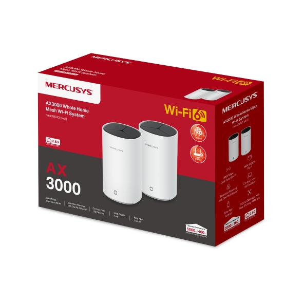 Halo E85X(2-pack) AX3000 Home Mesh WiFi6 systém 