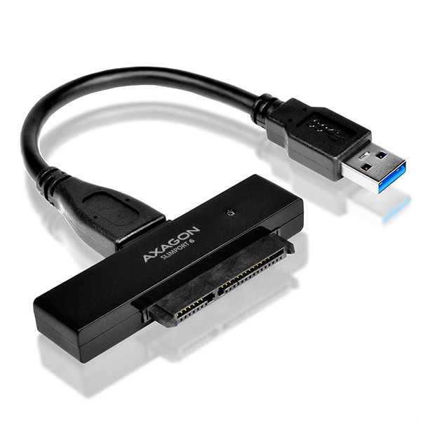 AXAGON ADSA-1S6, USB 3.2 Gen 1 - SATA 6G SSD/ HDD adaptér vr. 2.5" púzdra 