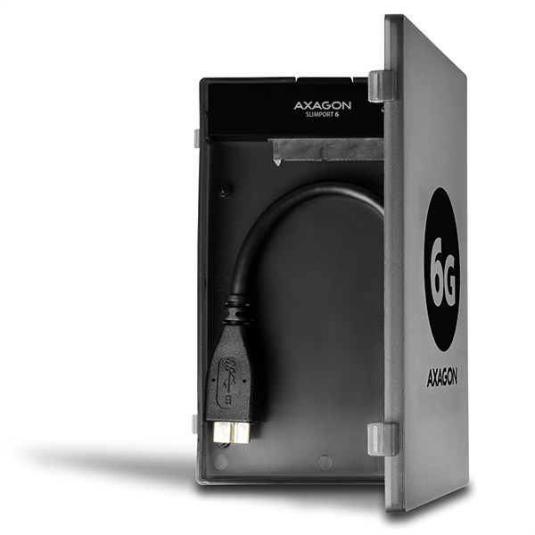 AXAGON ADSA-1S6, USB 3.2 Gen 1 - SATA 6G SSD/ HDD adaptér vr. 2.5" púzdra 