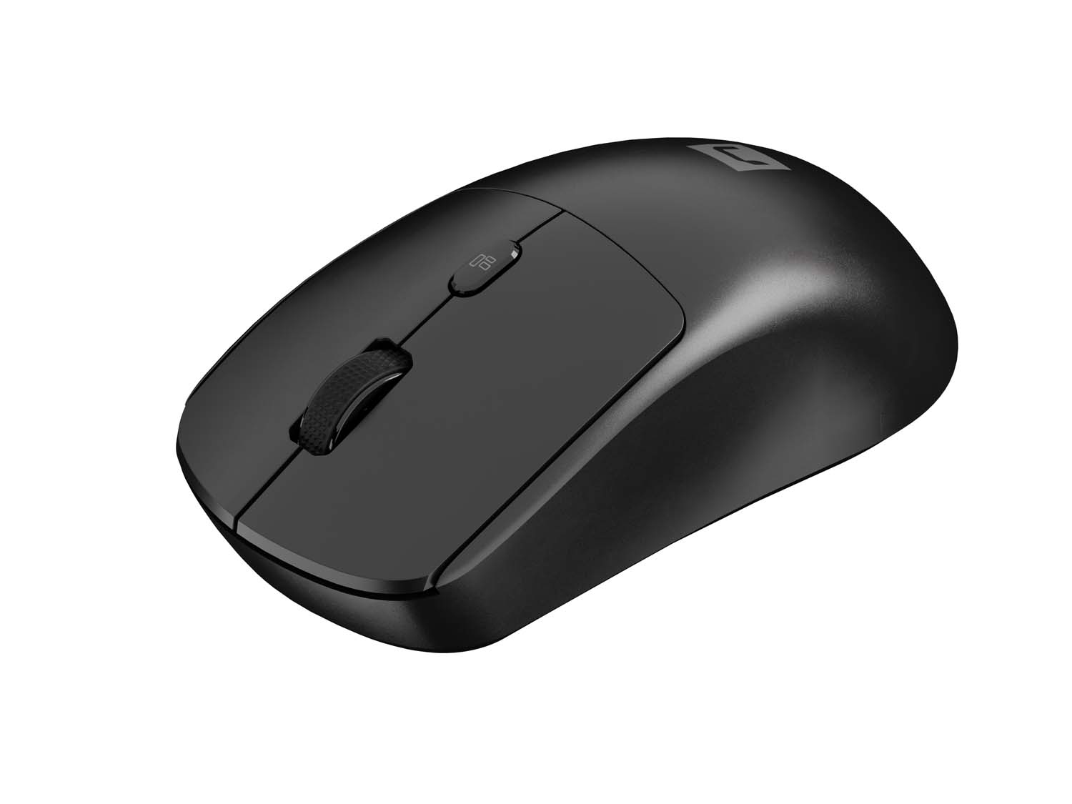 Laserová bezdrôtová myš Natec HAWK 2/ Kancelárska/ Laserová/ 3 200 DPI/ Bezdrôtové USB/ Čierna 
