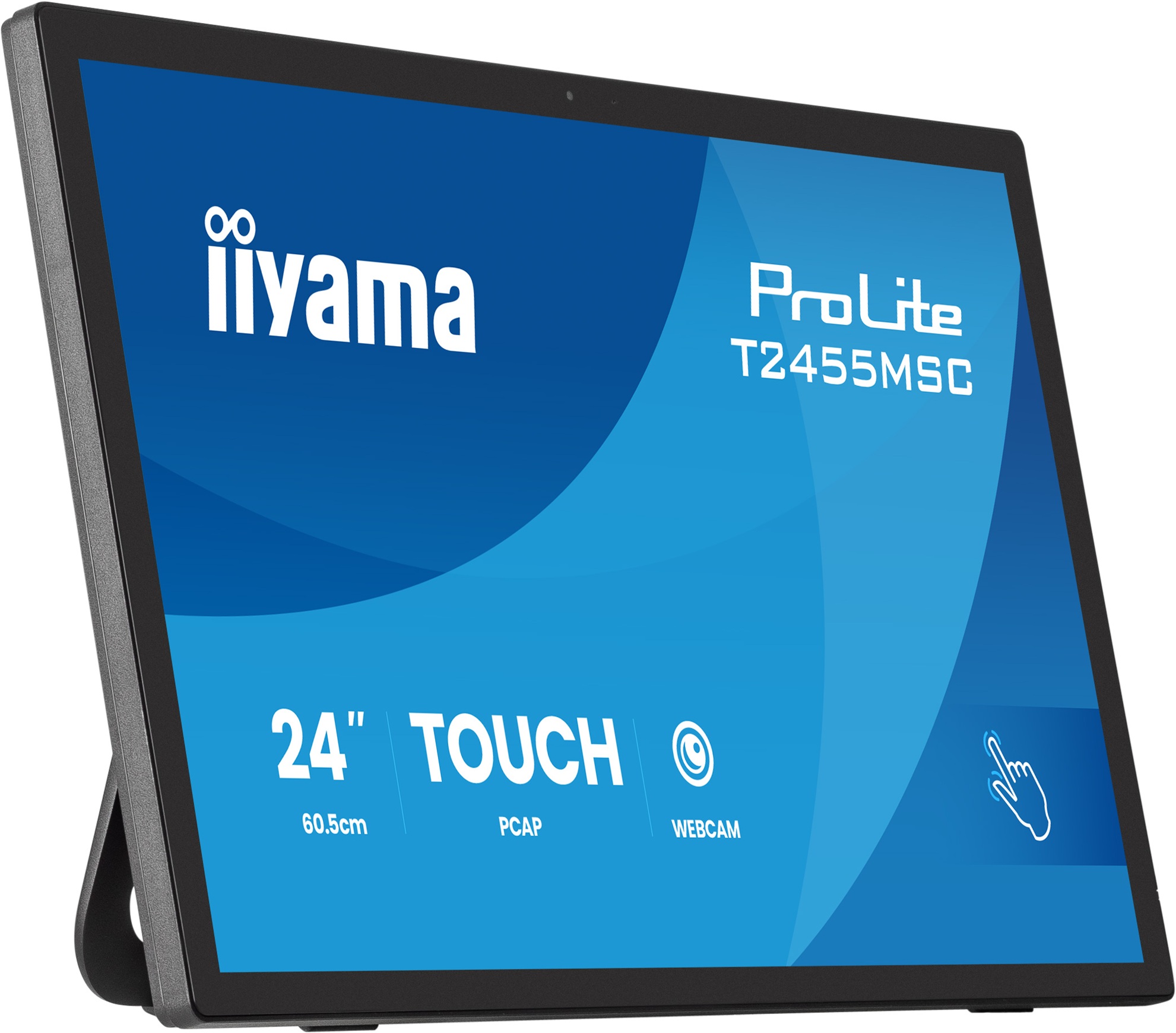 24" LCD iiyama T2455MSC-B2: IPS, FHD, P-CAP, HDMI 