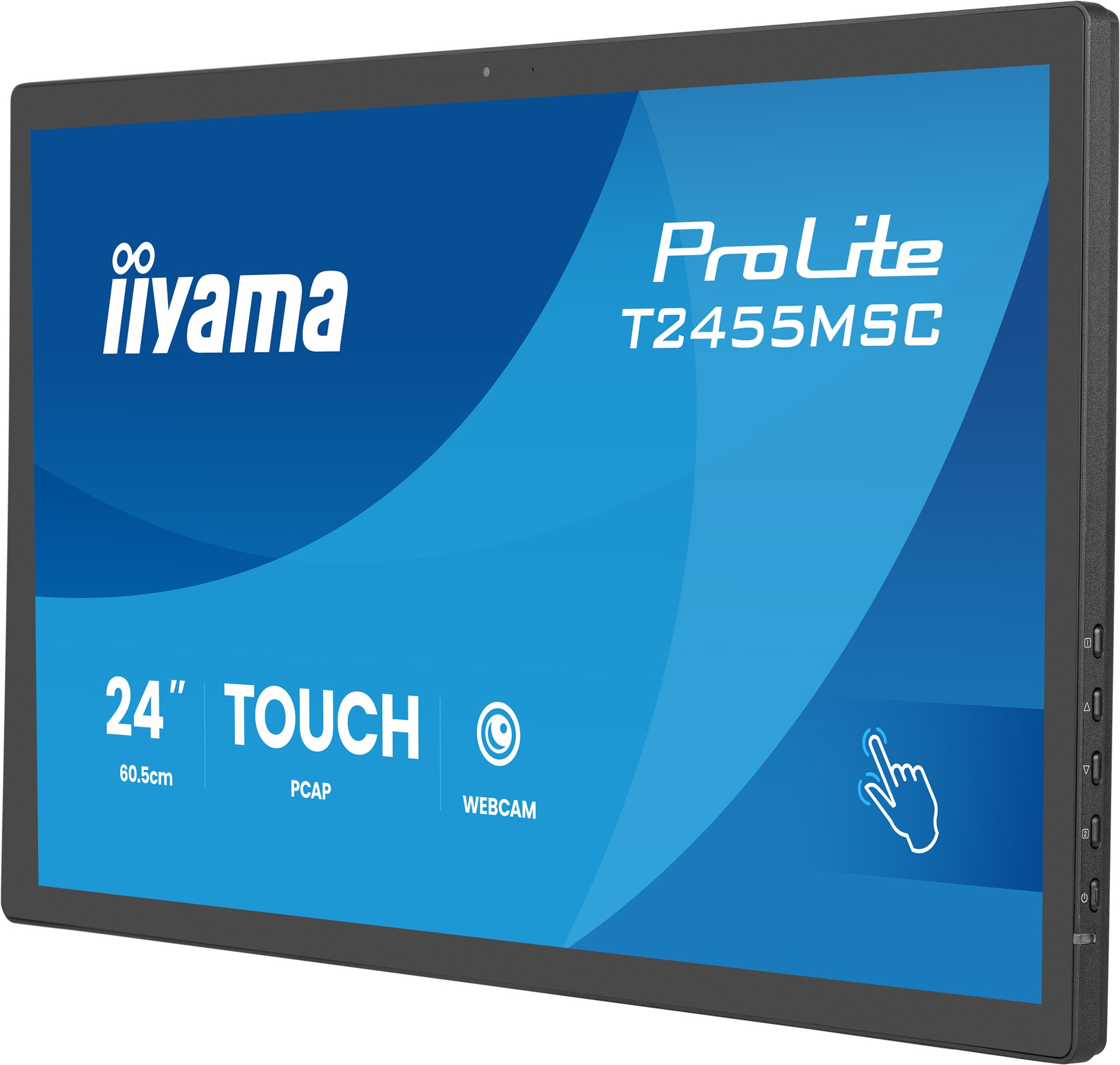 24" LCD iiyama T2455MSC-B2: IPS, FHD, P-CAP, HDMI 