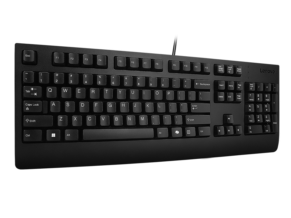 Lenovo Proferred Pro II USB Keyboard AI US/ Drôtové USB-A/ US/ Čierna 