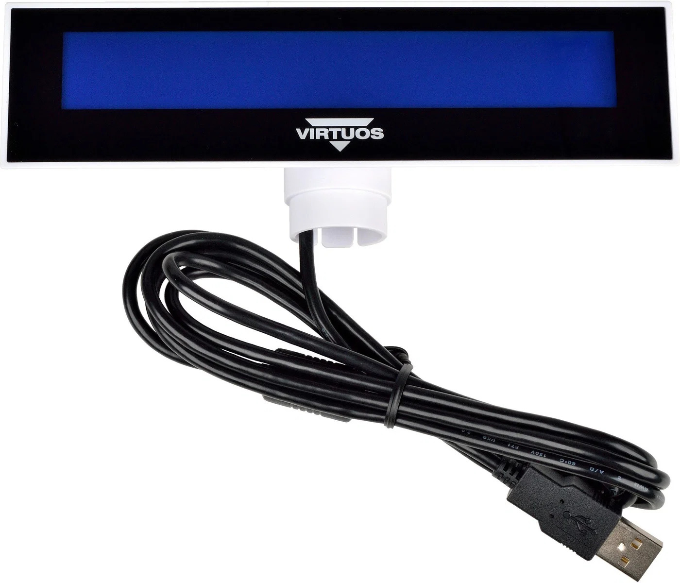 LCD displej Virtuos FL-2026MB 2x20, USB biely 