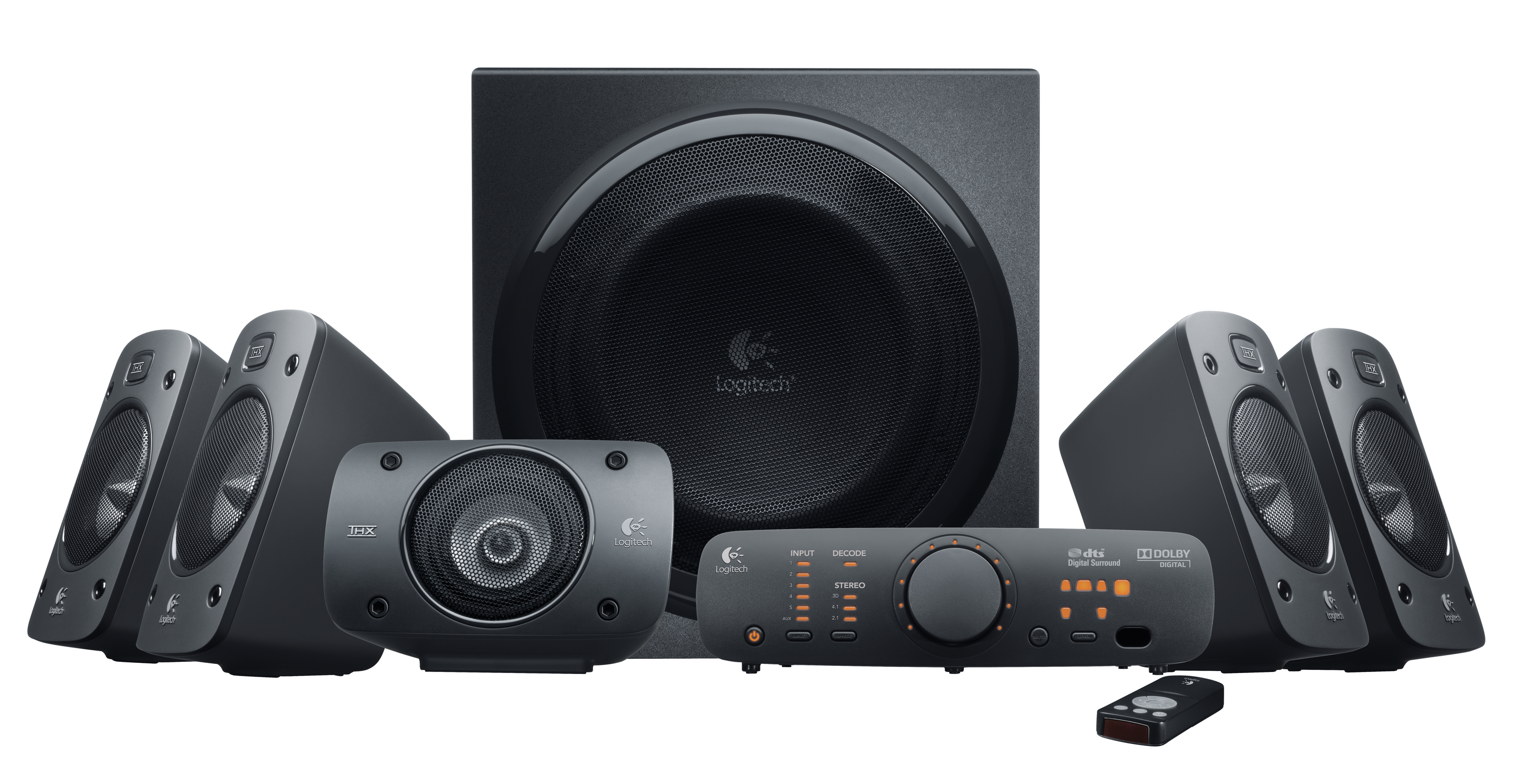 Reproduktory Logitech Z906 Domáce kino 5.1 systém priestorového zvuku 