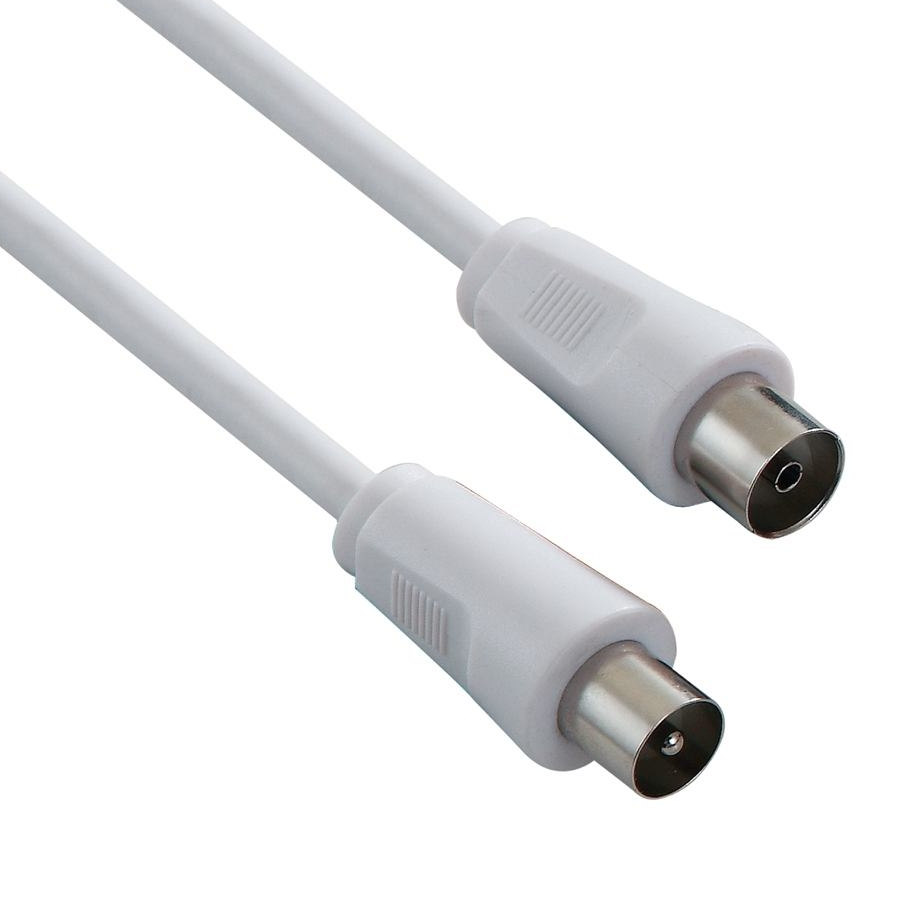 PremiumCord TV prepojovací kábel M/ F 75 Ohm 2m