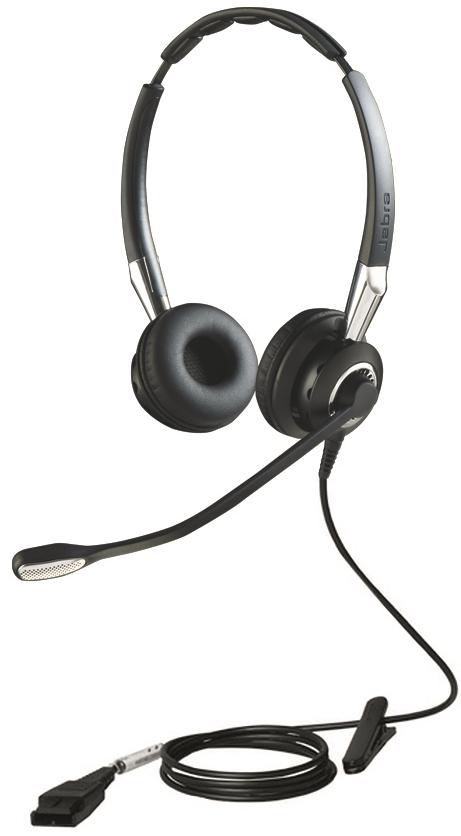 Jabra BIZ 2400 II/ Stereo/ QD/ Drôt/ Čierna 