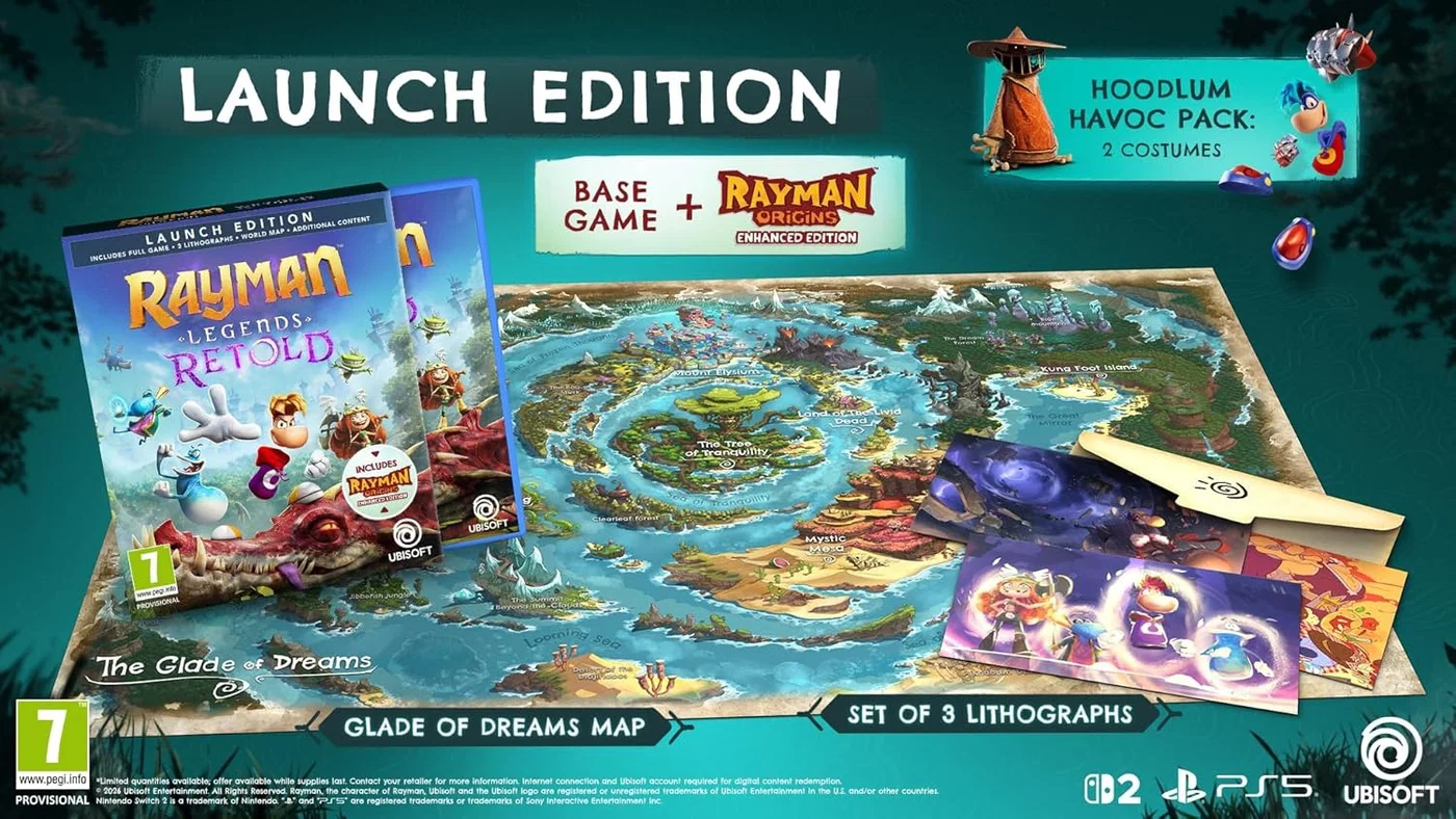 PS5 - Rayman Legends Retold Launch Edition 