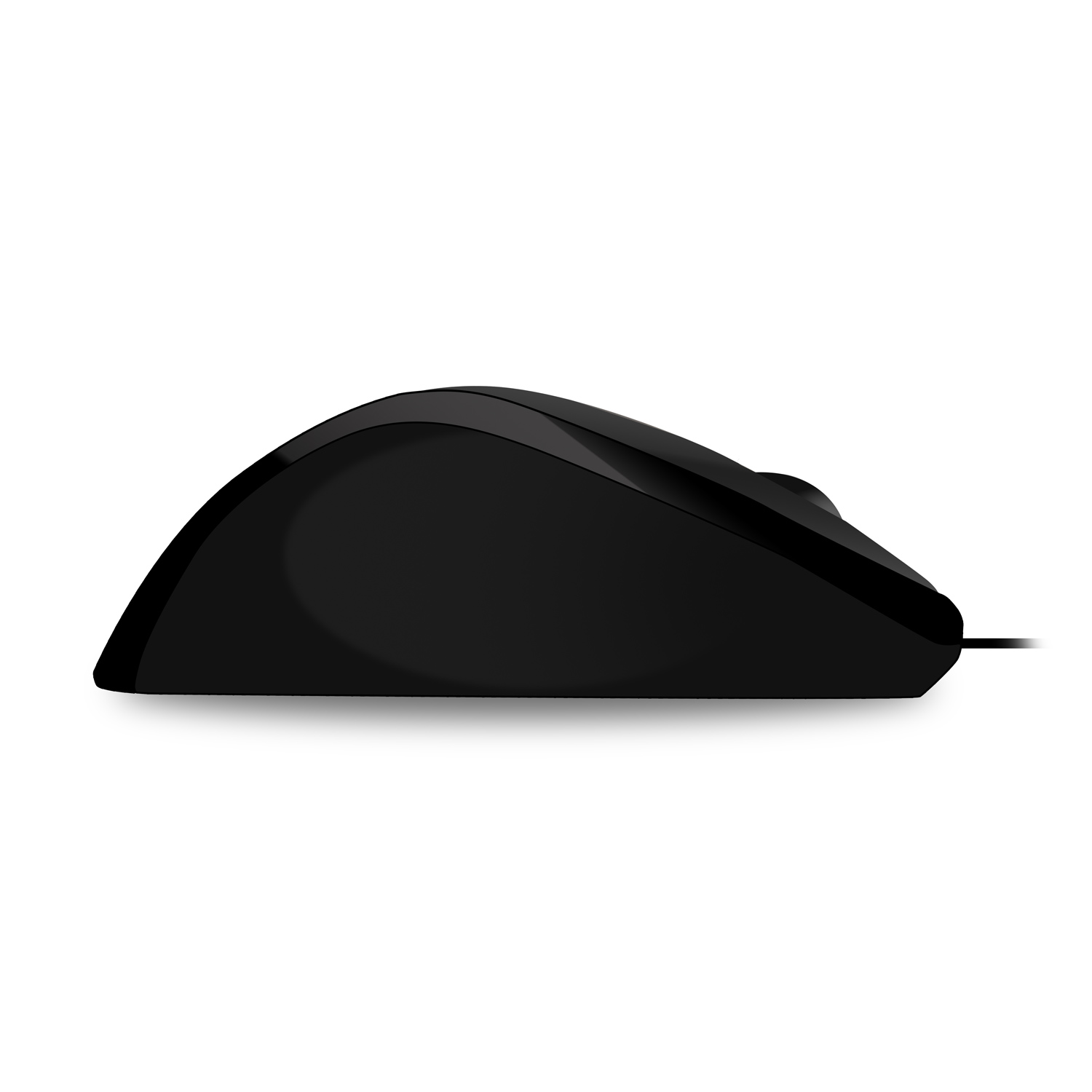 EVOLVEO ML-507B/ Ergonomická/ Laserová/ Pre pravákov/ 1 600 DPI/ Drôtová USB/ Čierna 