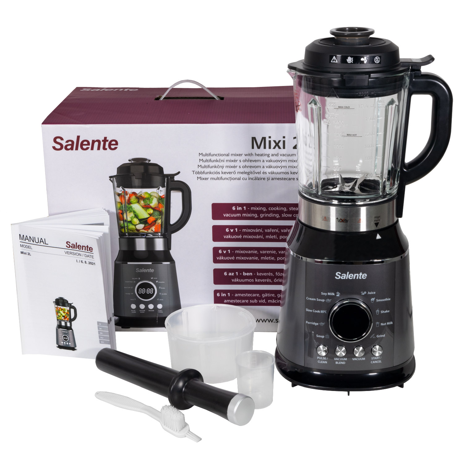Salente Mixi 2L, vriaci a vákuovací mixér 