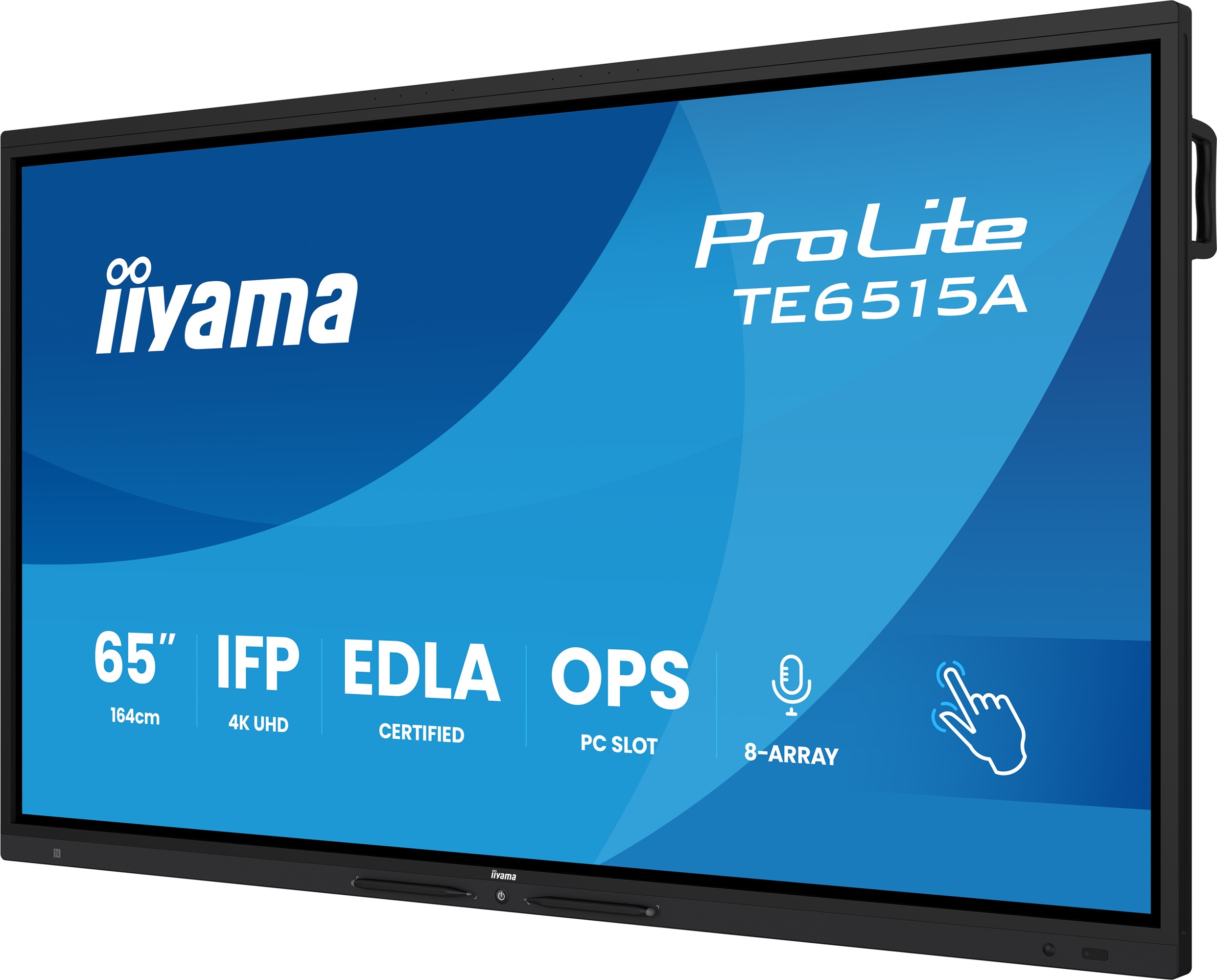 65" iiyama TE6515A-B2AG: VA, 4K, EDLÁ, NFC 
