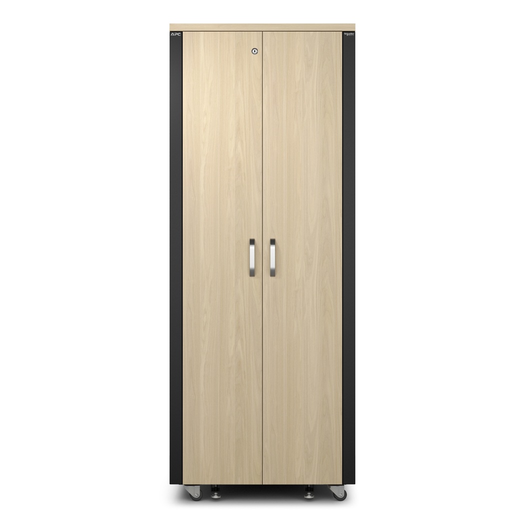 APC NetShelter Soundproof, 38U, Server Rack Enclosure, 230V, Maple 