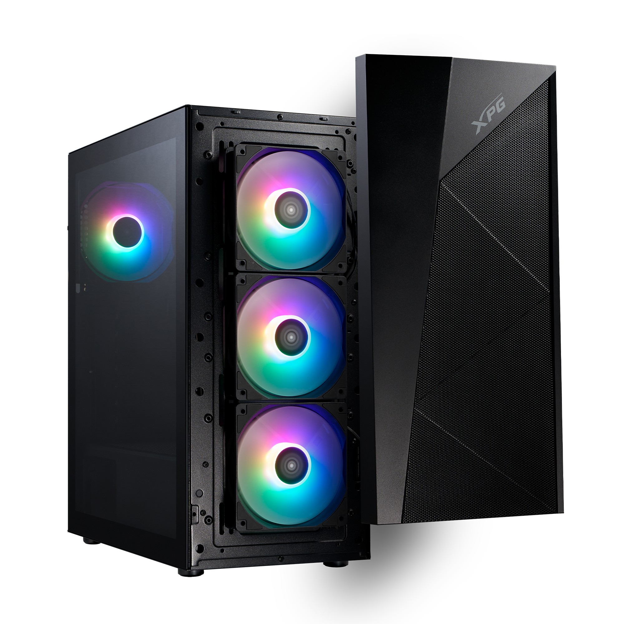 Adata XPG Lander 500/ Midi Tower/ Transpar./ Čierna 