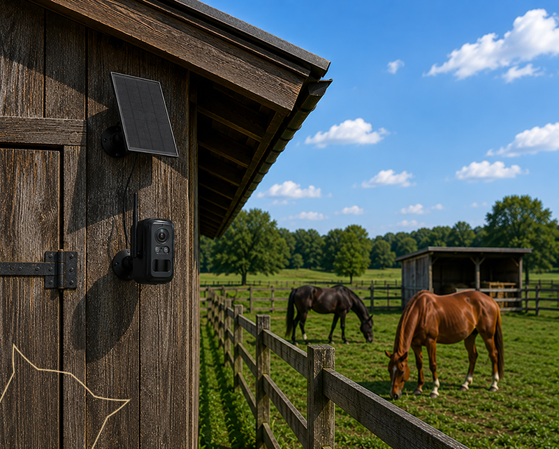 Set solárnych kamier Viking HUB S02/ 8000 mAh/ mobilné aplikácie/ outdoor 