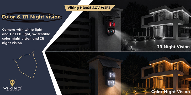Solárna HD kamera Viking HDs06 AOV WiFi/ 20100 mAh/ mobilné aplikácie/ outdoor 