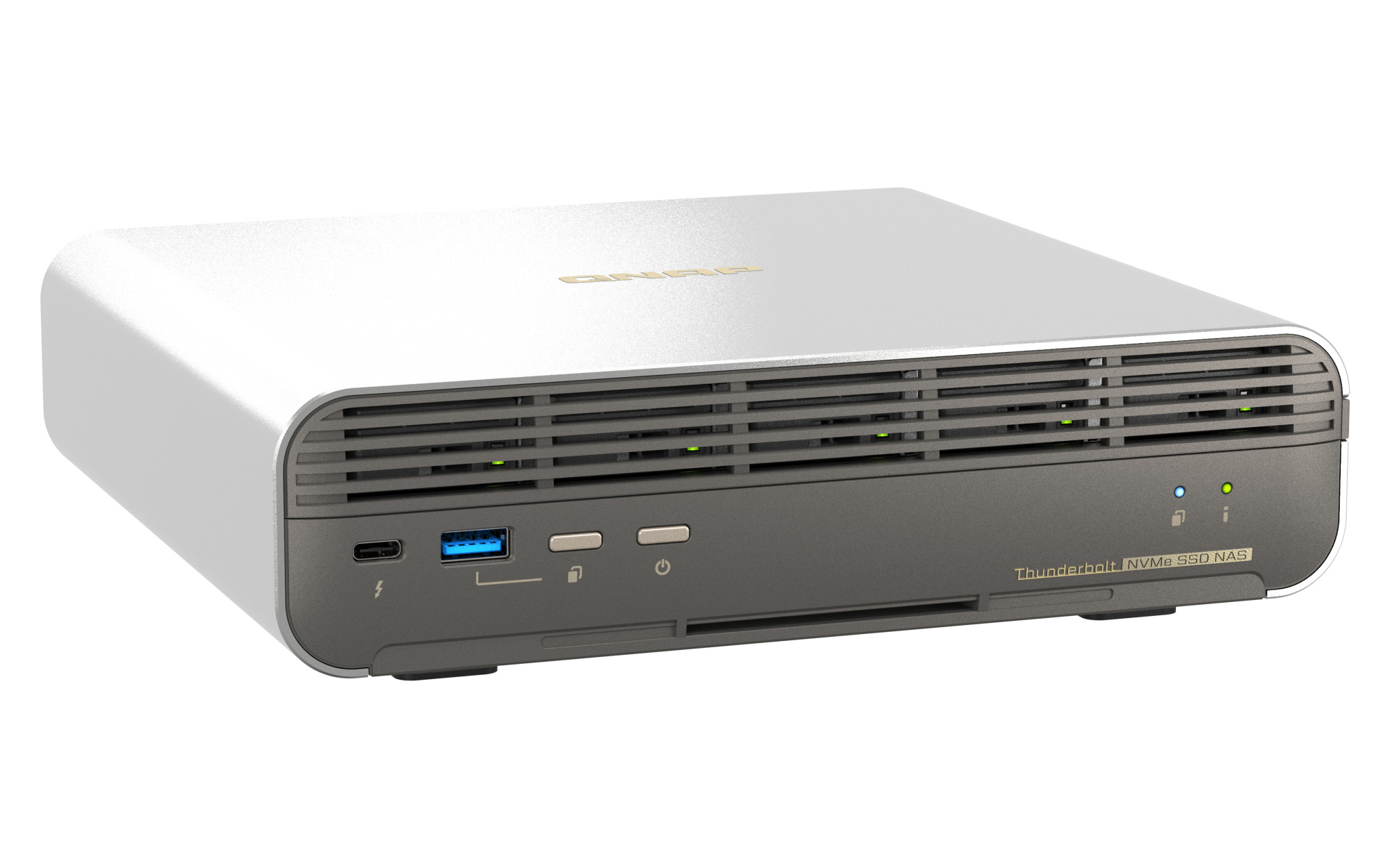 QNAP TBS-h574TX-i5U-16G (10core, 16GB RAM, 5x E1.S/ M.2 slot, 1x 2, 5GbE, 1x 10GbE, 2x Thunderbolt 4) 