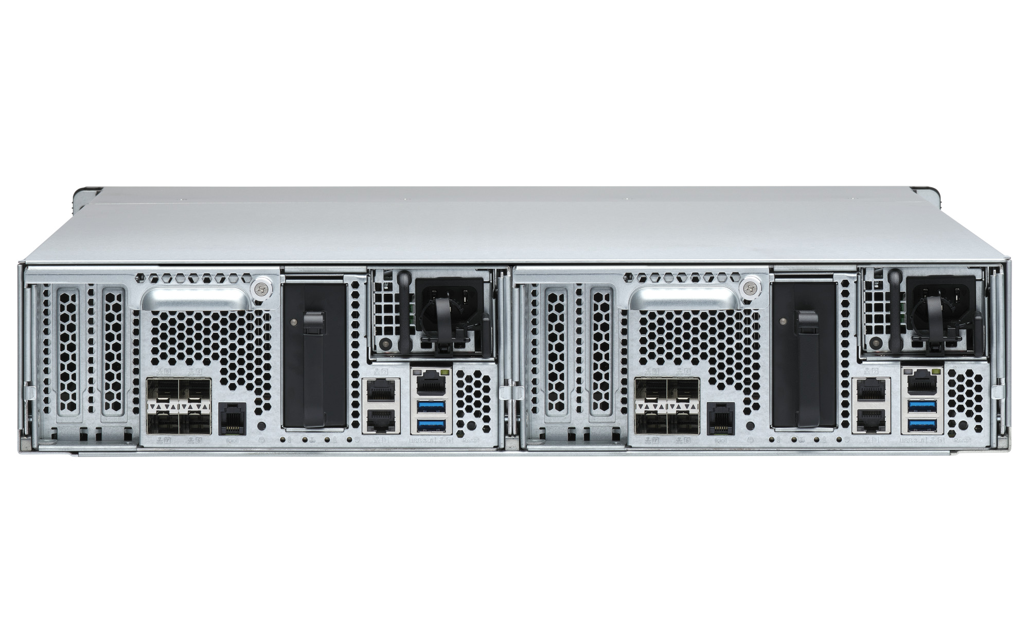 QNAP ES2486AFdc-2142IT-128G (all-flash NAS, duálny radič, 2x Xeon, 2x 64GB RAM, 24x 2, 5" U.2/ U.3) 