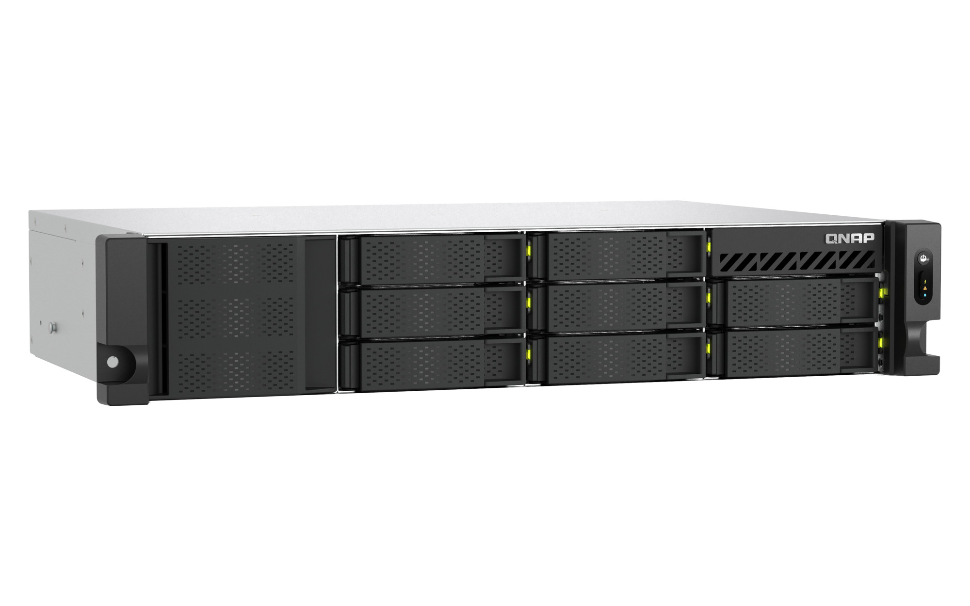 QNAP TS-h1065eU-RP-8G (Intel 4core, ZFS, 8GB DDR5 RAM, 8x SATA + 2x E1.S, 1x PCIe, 2x 2, 5GbE) 