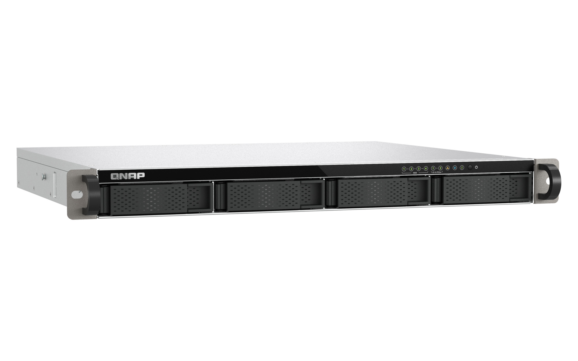 QNAP TS-h665U-RP-8G (Intel 4core, ZFS, 8GB DDR5 RAM, 4x SATA + 2x E1.S, 1x PCIe, 2x 2, 5GbE) 