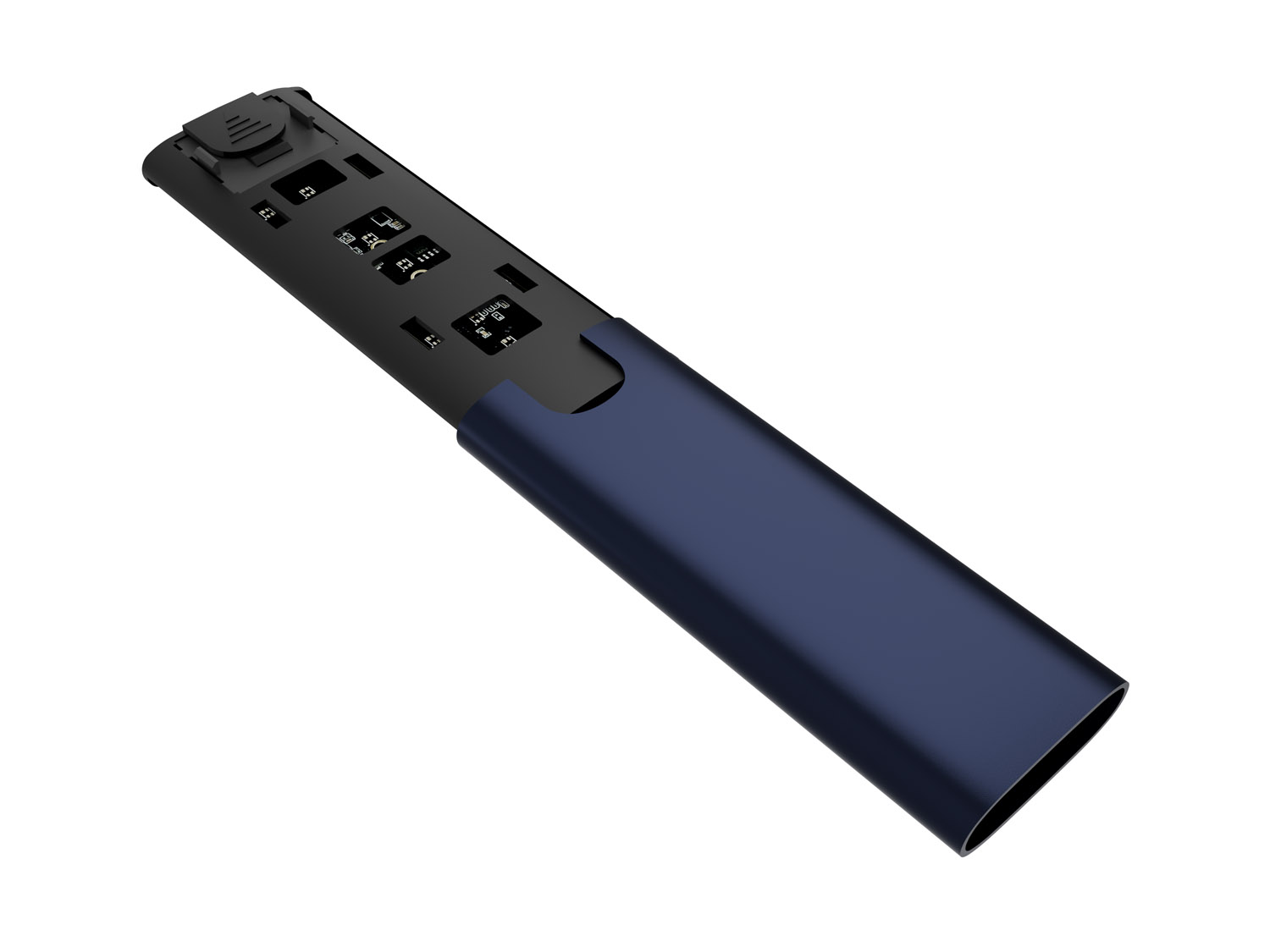 Externý box pre SSD Natec RHINO M.2 NVME LITE USB-C 3.2 GEN 2, hliníkové telo, STEEL NAVY 