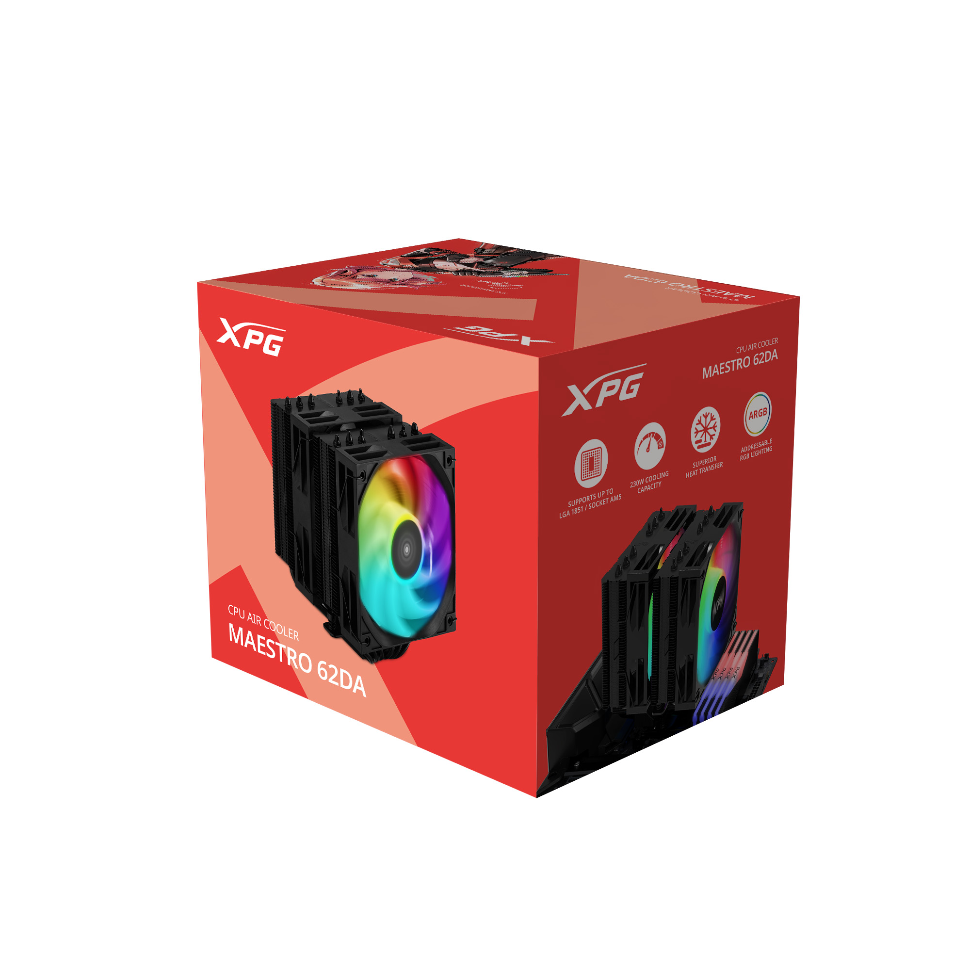 Adata XPG MAESTRO 62DA CPU chladič RGB 