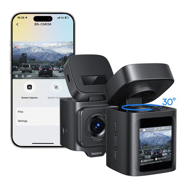 Baseus PrimeTrip VD1 Pro Autokamera 4K Cosmic Black 