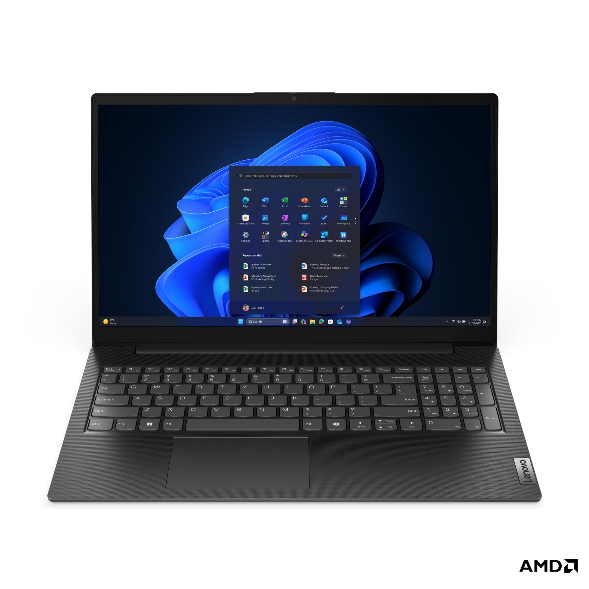 Lenovo V/ V15 G6 ARP/ R5-150/ 15, 6"/ FHD/ 16GB/ 512GB/ AMD int/ W11H/ Black/ 2R 