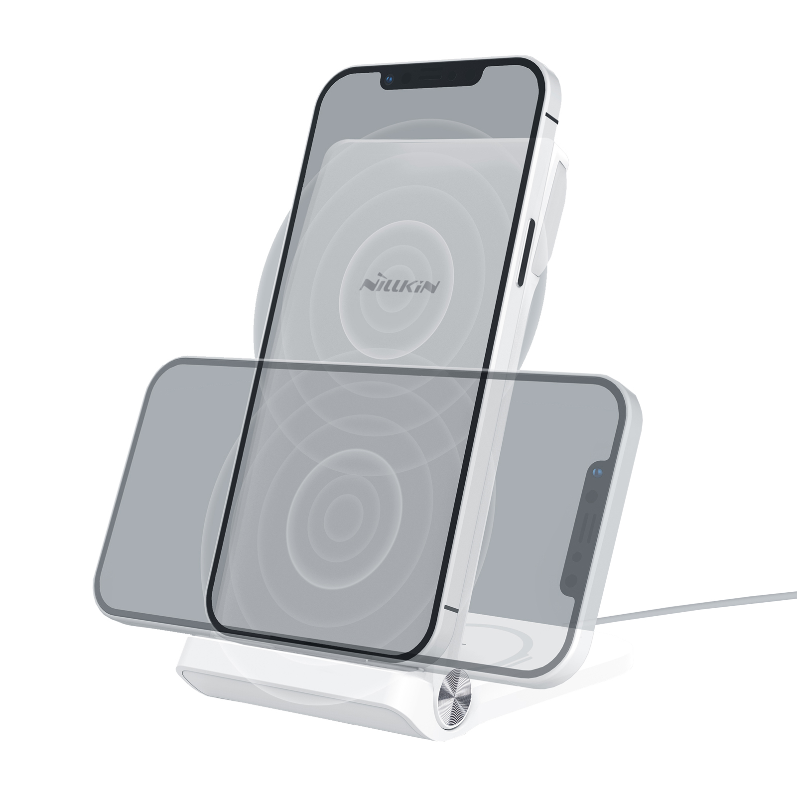 Nillkin PowerTrio 3v1 Bezdrôtová Nabíjačka pre Apple Watch White (MFI) 