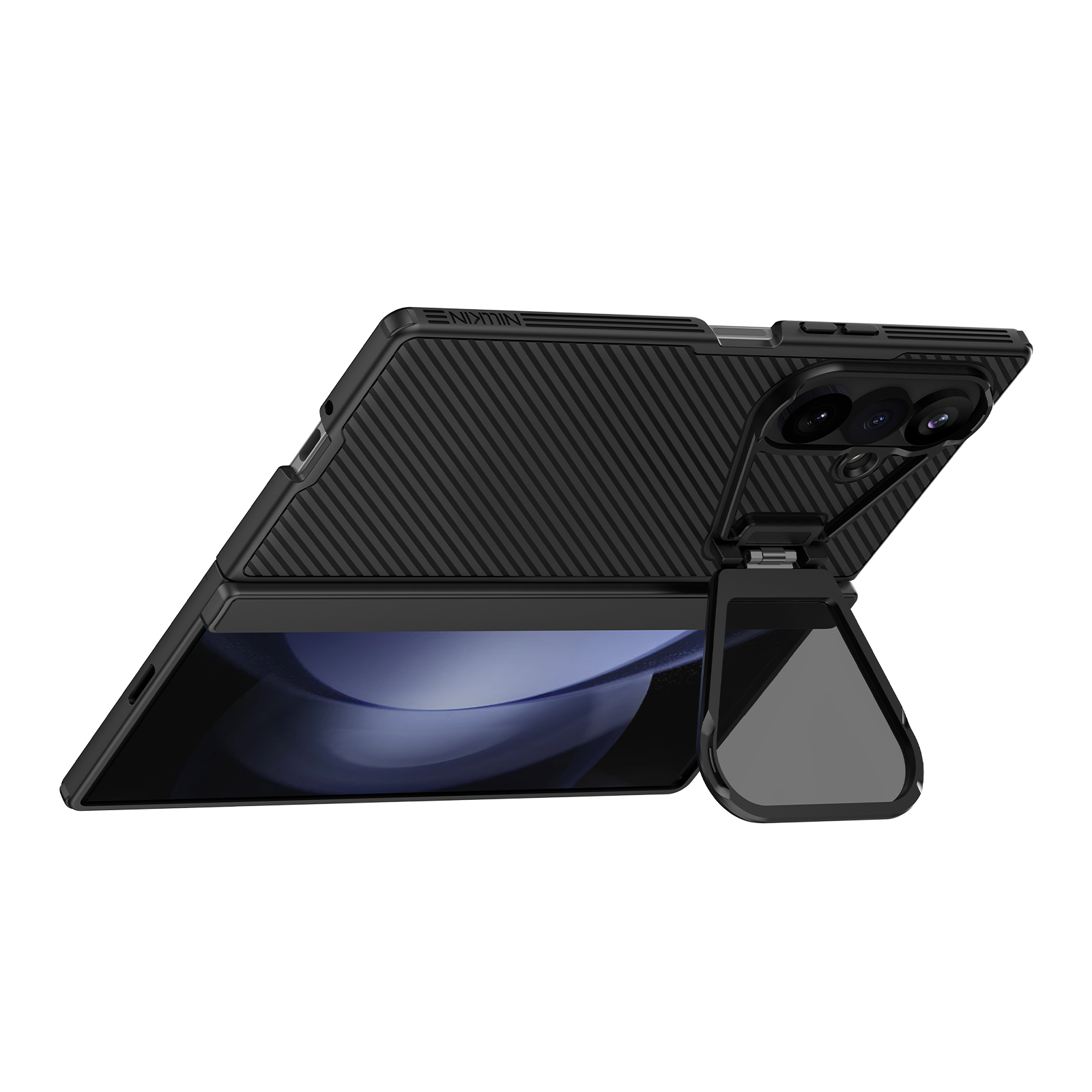 Nillkin CamShield Prop Magnetic (Transparent Lens) Zadný Kryt pre Samsung Galaxy Z Fold 8 Ultra Blac 