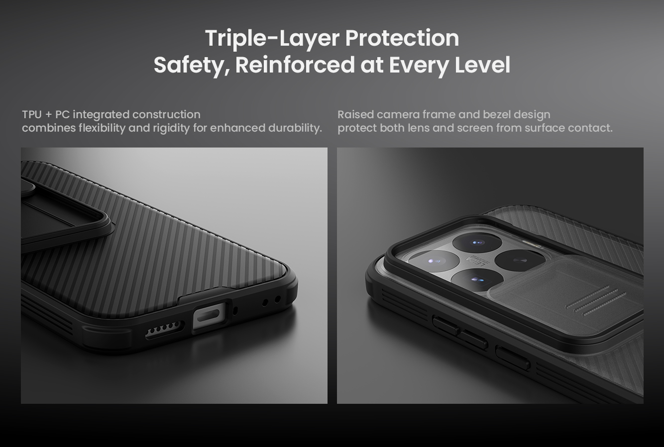 Nillkin CamShield PRO Zadný Kryt pre Xiaomi 17T Black 