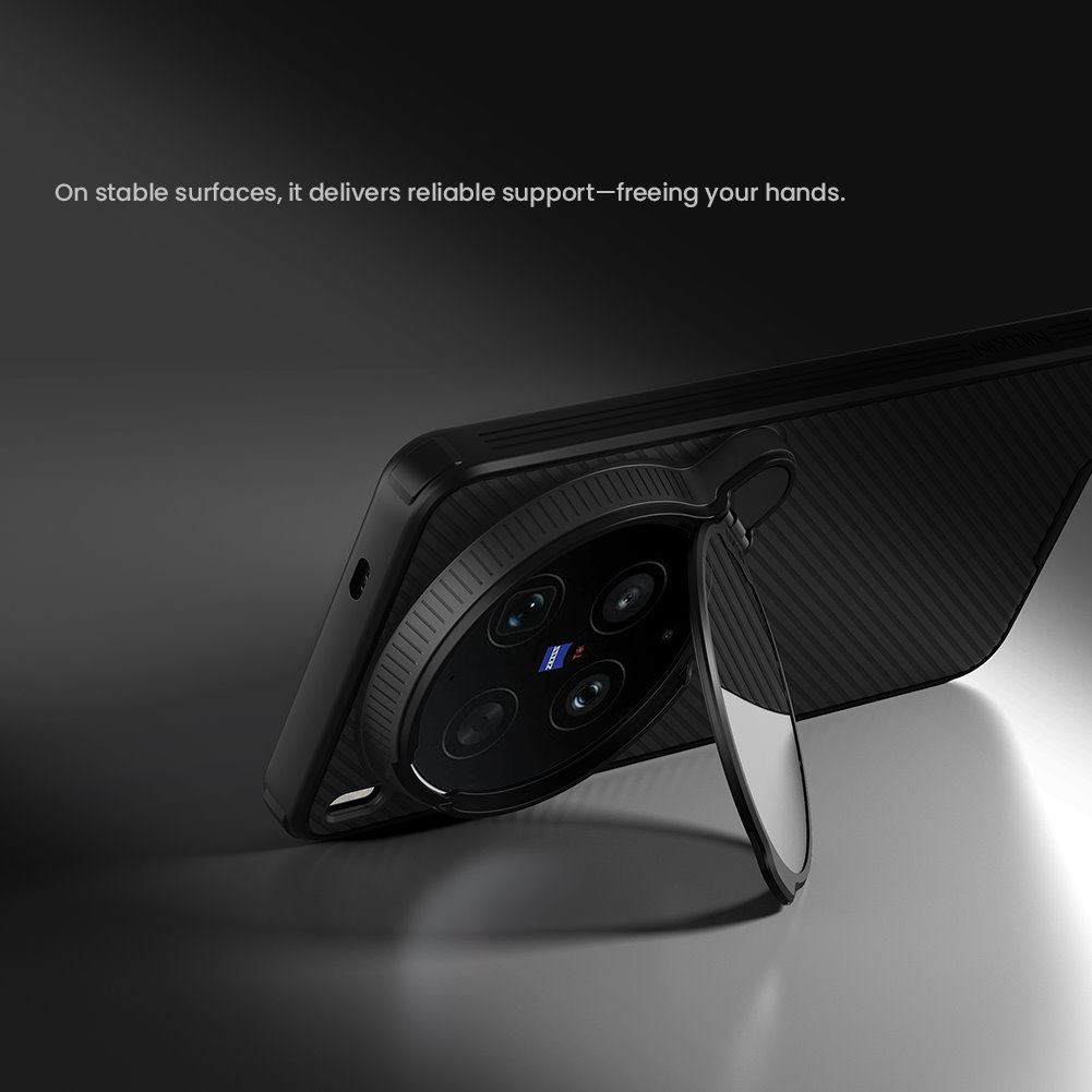 Nillkin CamShield Prop Magnetic Zadný Kryt pre Vivo X300 Ultra Transparent Black 