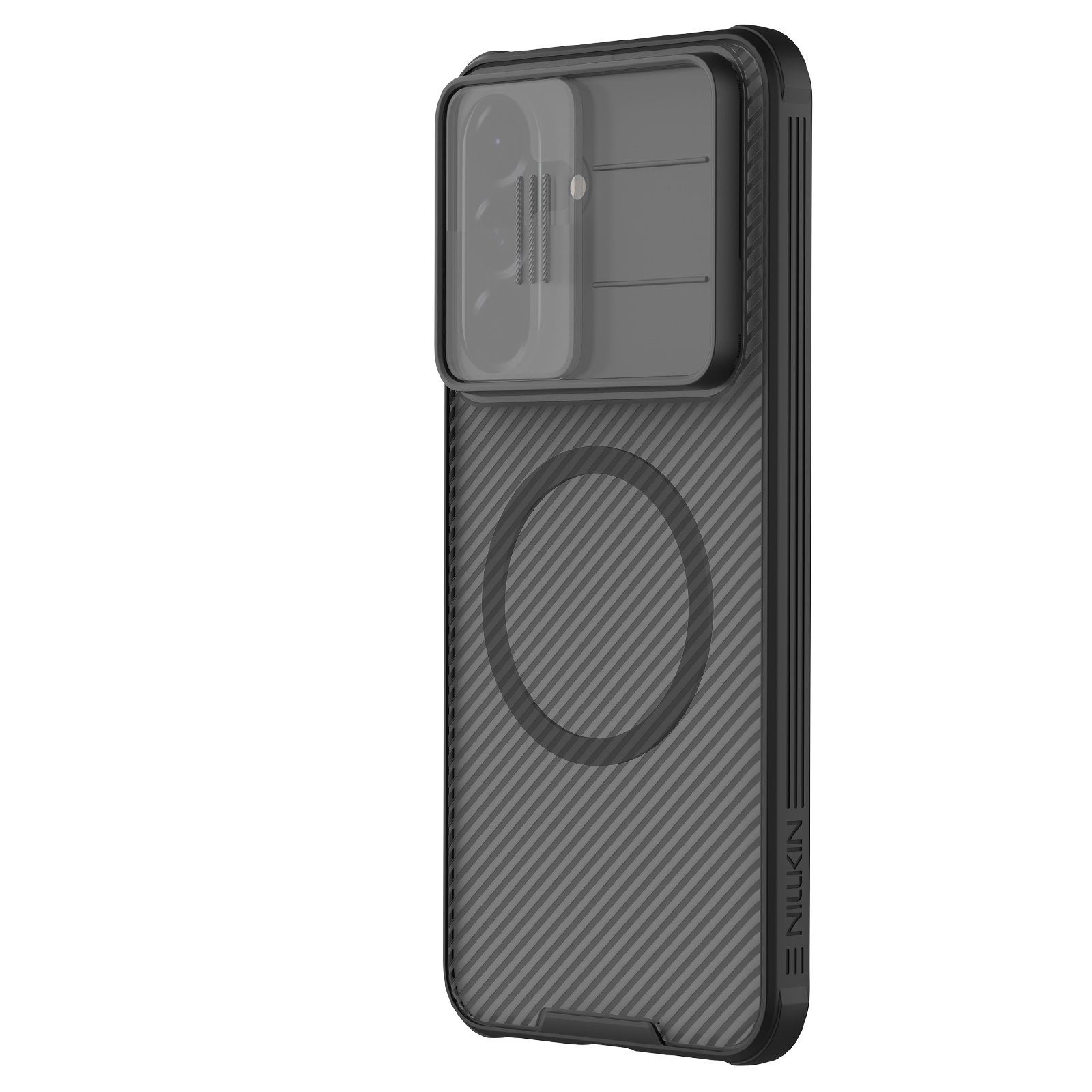 Nillkin CamShield PRO Magnetic Zadný Kryt pre Samsung Galaxy A57 Transparent Black 
