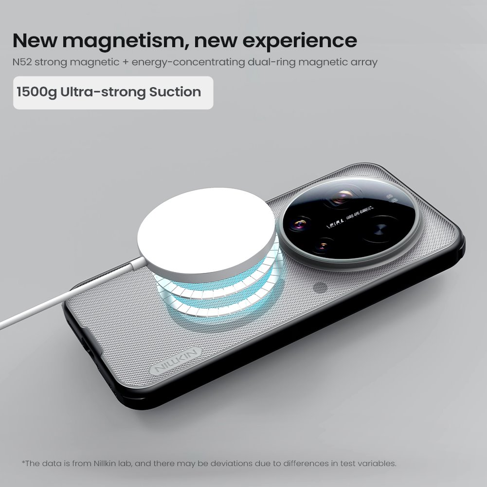 Nillkin Super Frosted PRO Magnetic Zadný Kryt pre Xiaomi 17 Ultra Transparent Black 