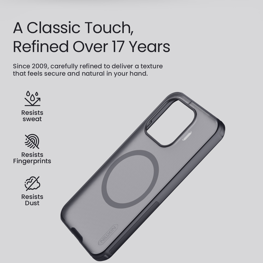 Nillkin Super Frosted PRO Magnetic Zadný Kryt pre Xiaomi 17T Black 