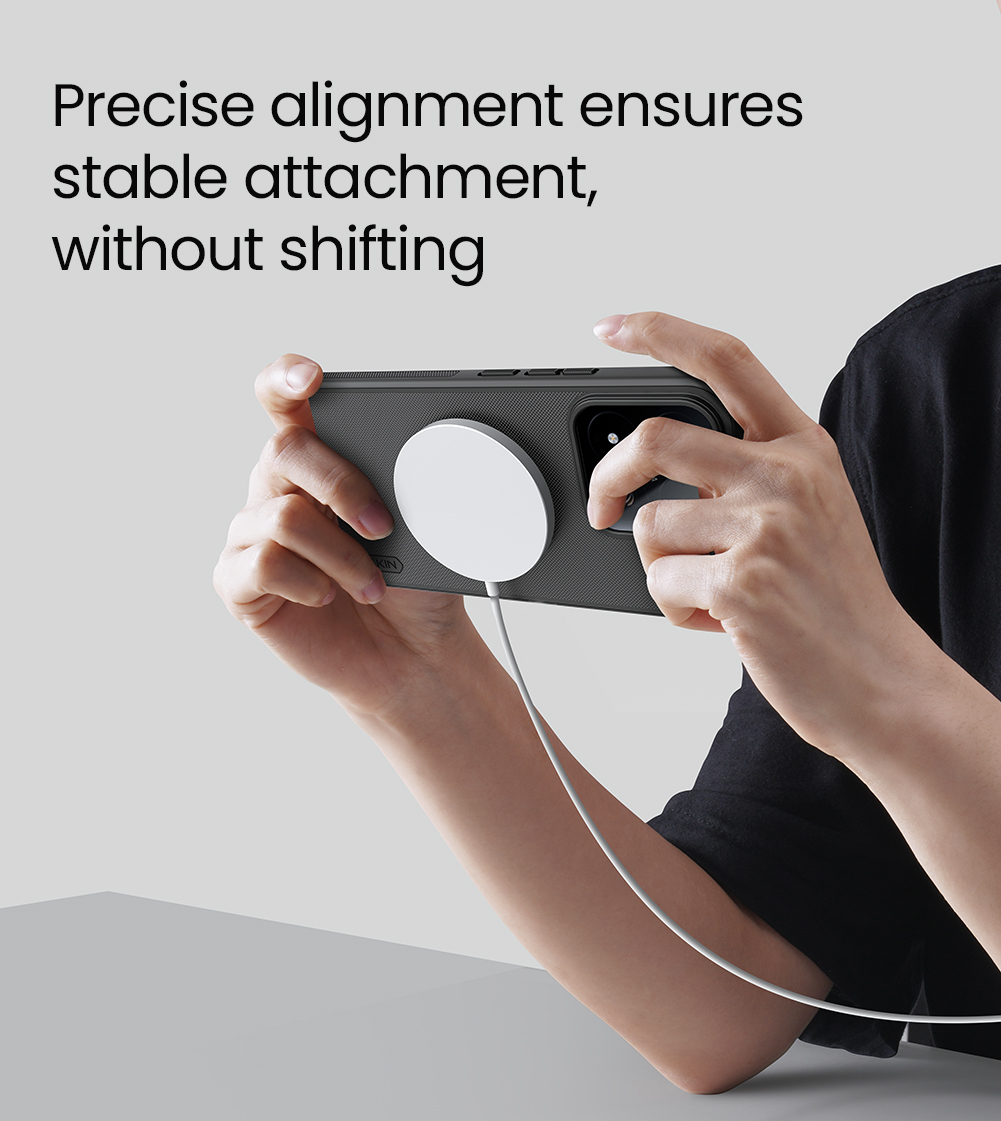Nillkin Super Frosted PRO Magnetic Zadný Kryt pre Xiaomi 17T Pro Transparent Black 