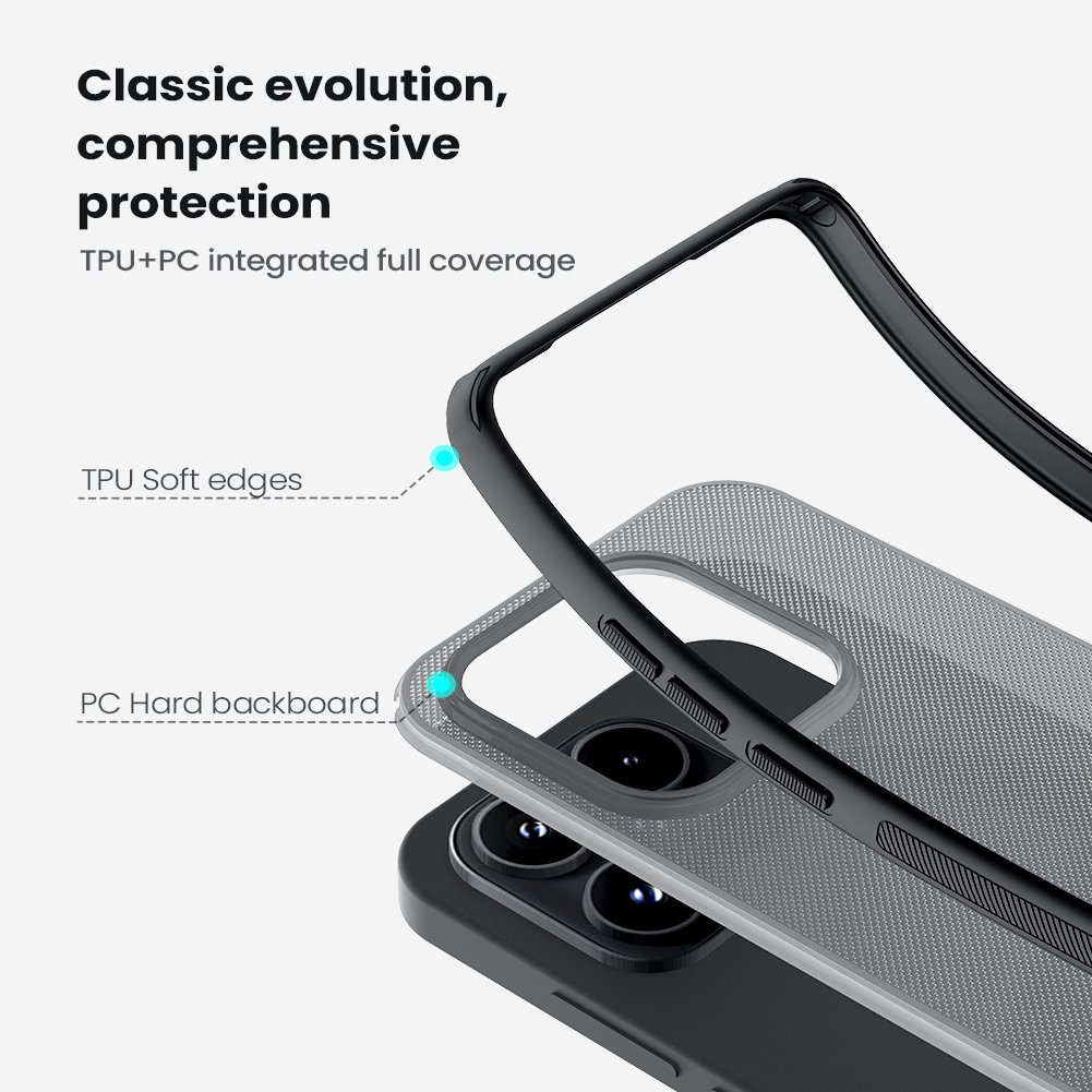 Nillkin Super Frosted PRO Zadný Kryt pre Xiaomi 17 Transparent Black 