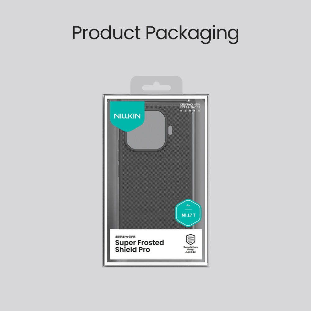 Nillkin Super Frosted PRO Zadný Kryt pre Xiaomi 17T Black 