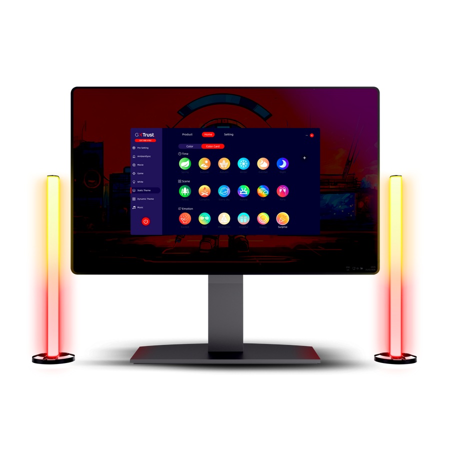 TRUST GXT908 VYBZ RGB LIGHT BARS 