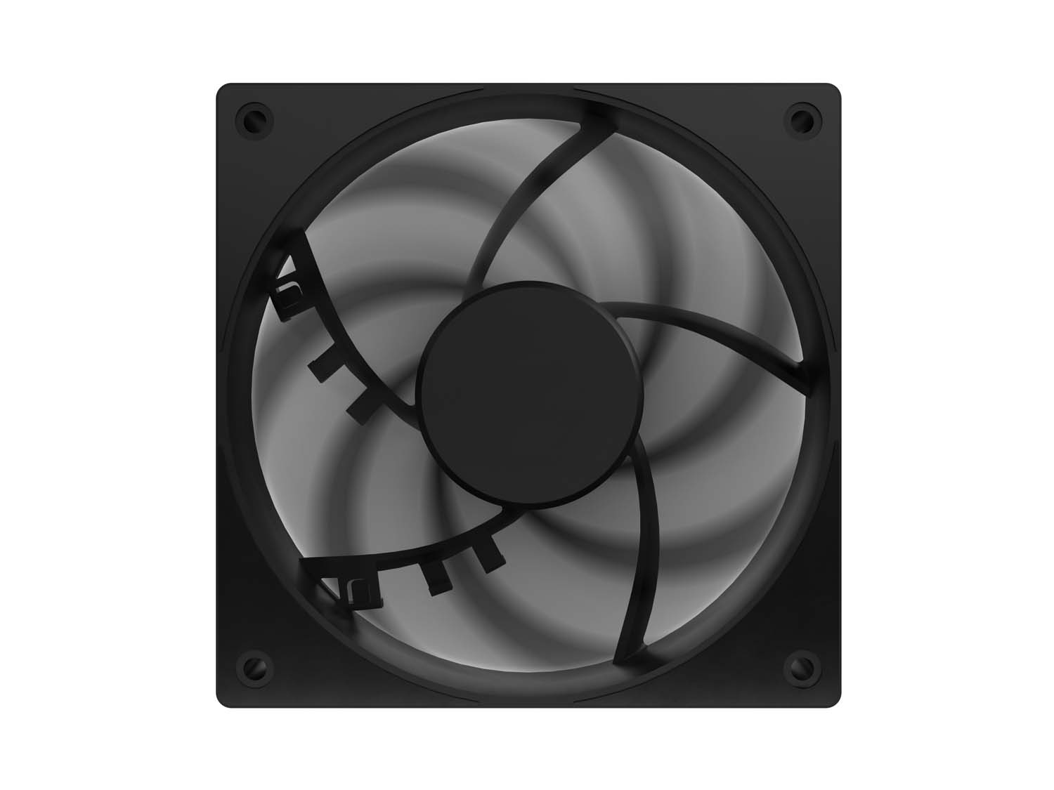 Ventilátor FURY SAI S12 PWM, 3-Pack, Čierny 