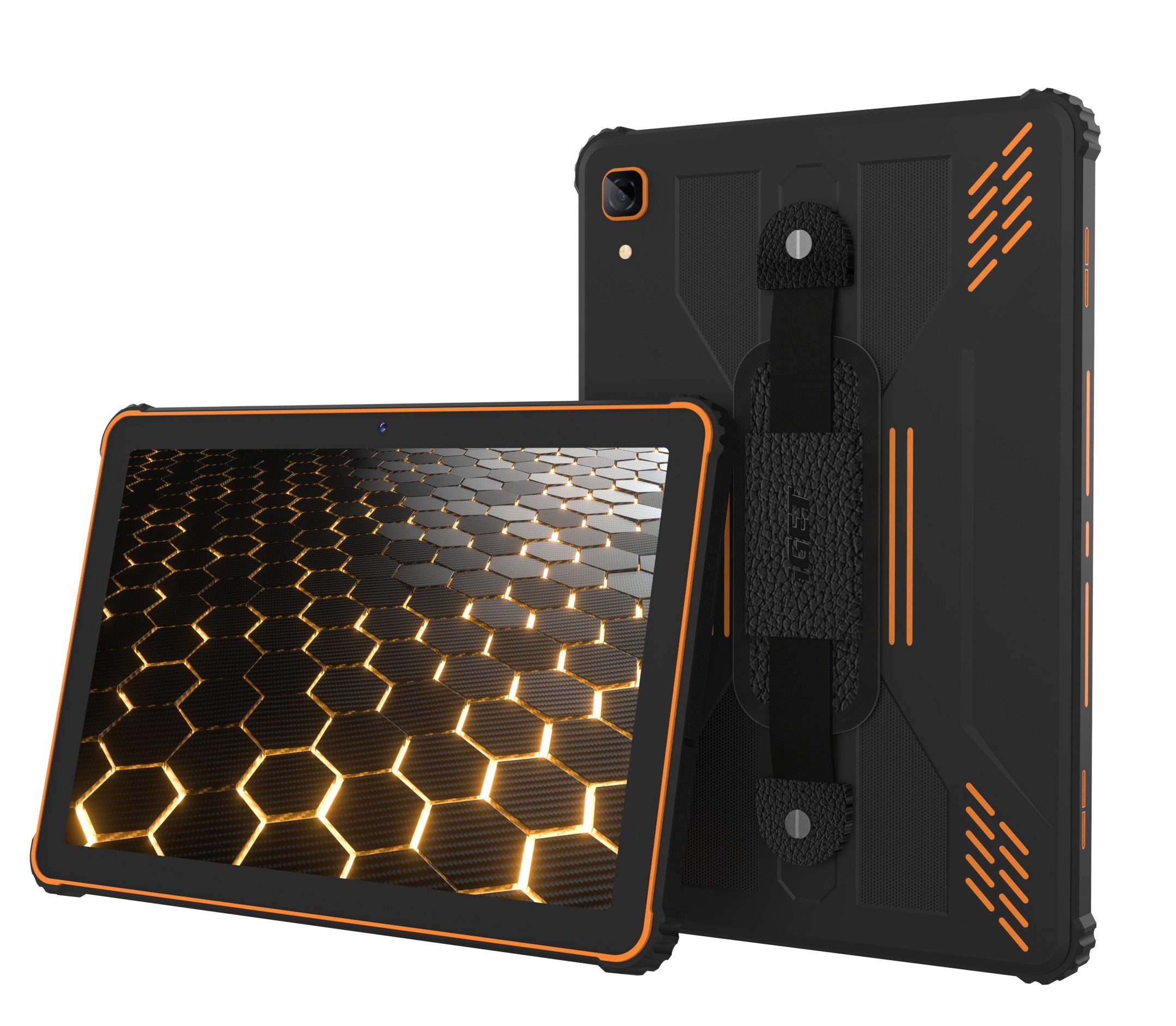 iGET SMART RT2 Black-orange, odolný 4G LTE tabliet 