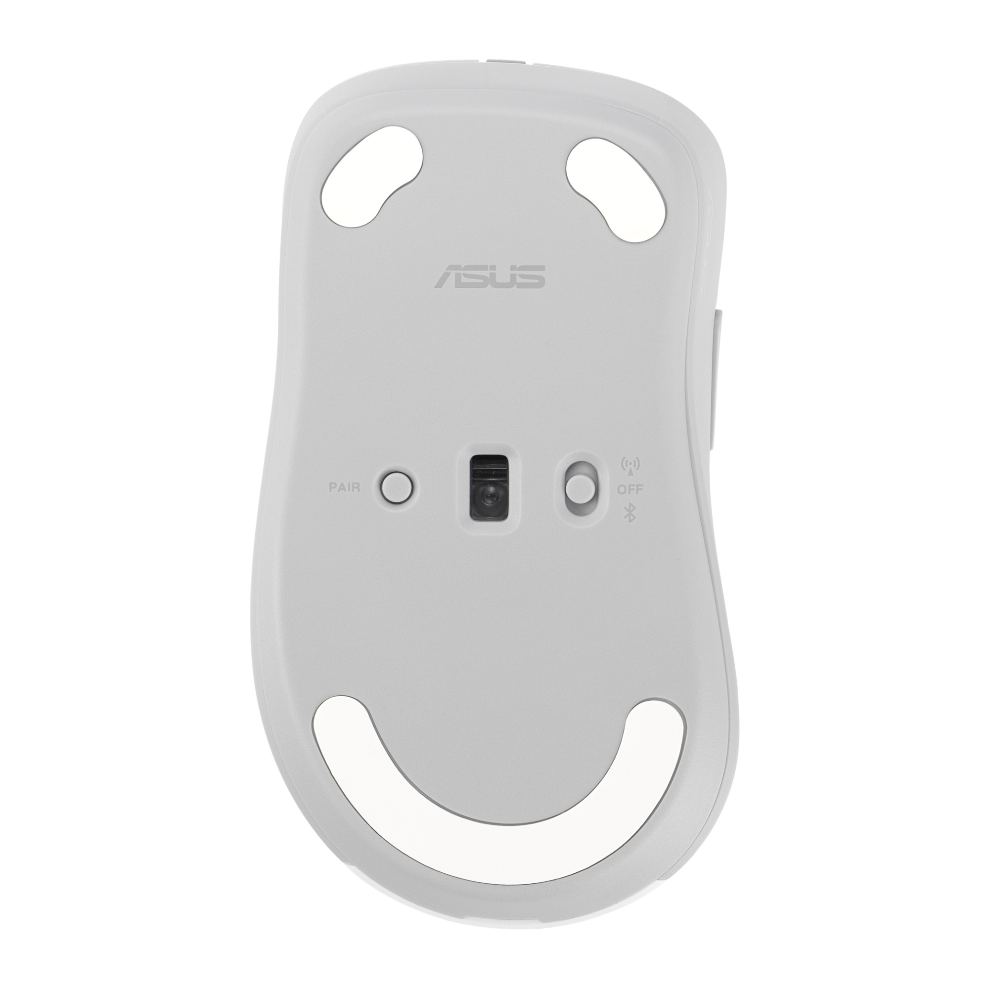 ASUS Wireless Mouse MD102/ Kancelárska/ Optická/ Pre pravákov/ 1 600 DPI/ USB+BT/ Biela 