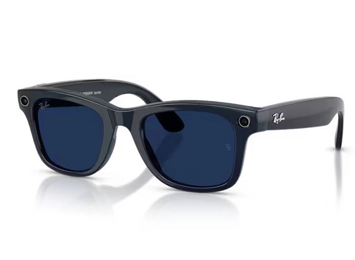 Meta Ray-Ban Gen2 Wayfarer, Shiny cosmic blue, Clear/ Sapphire transitions 