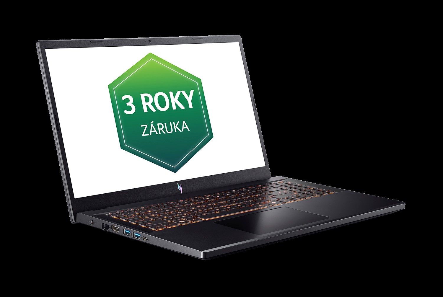 Acer Nitro V 15/ ANV15-52-50SZ/ 5-210H/ 15, 6"/ FHD/ 16GB/ 512GB/ RTX 5050/ bez OS/ Black/ 2R 